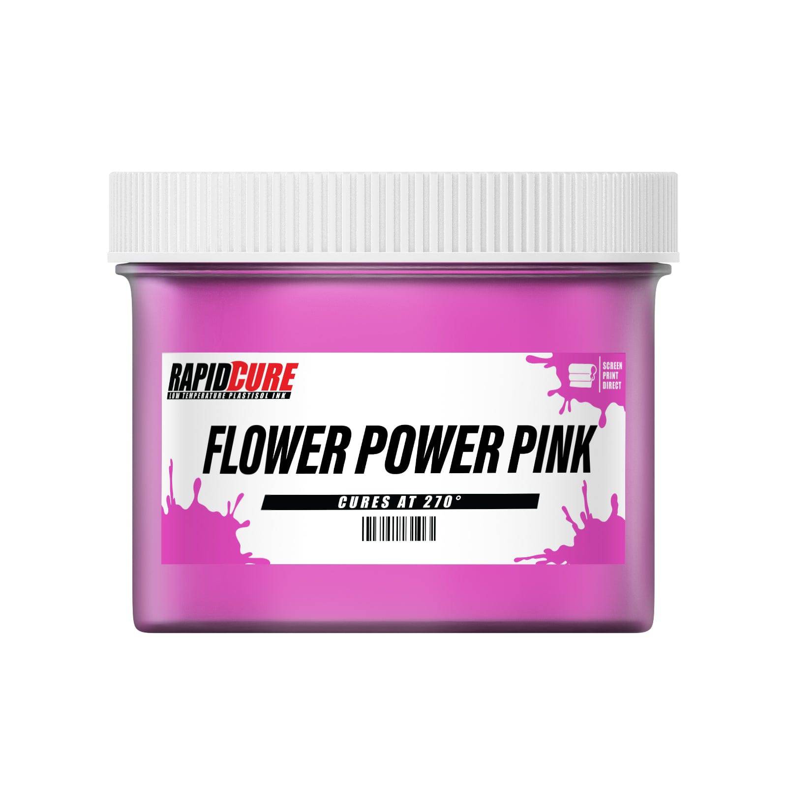 Rapid Cure Flower Power Pink Screen Printing Plastisol Ink